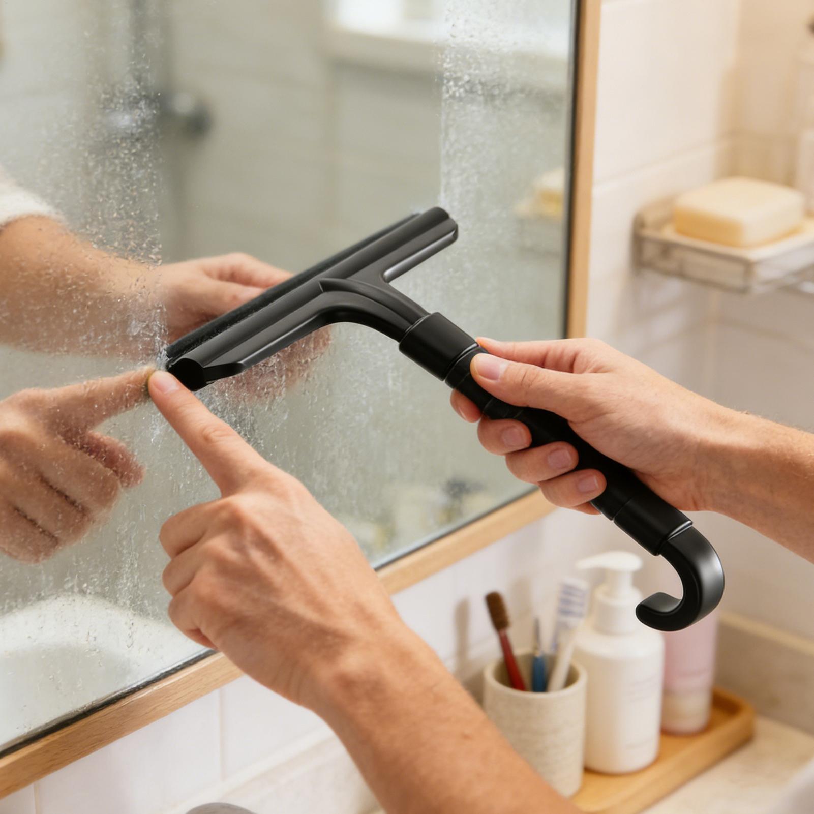 Glass Cleaner Streak - Tergivetro per doccia e bagno, raschietto