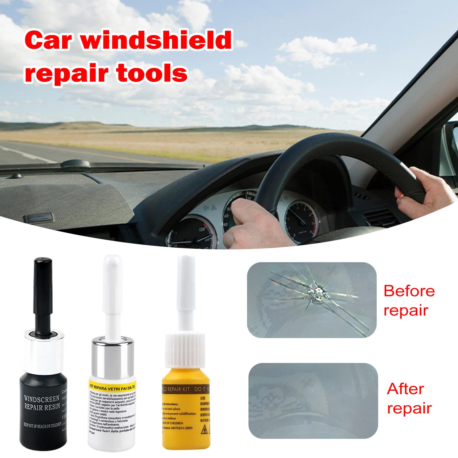 Glass Cleaner Streak - Kit di riparazione per vetro incrinato