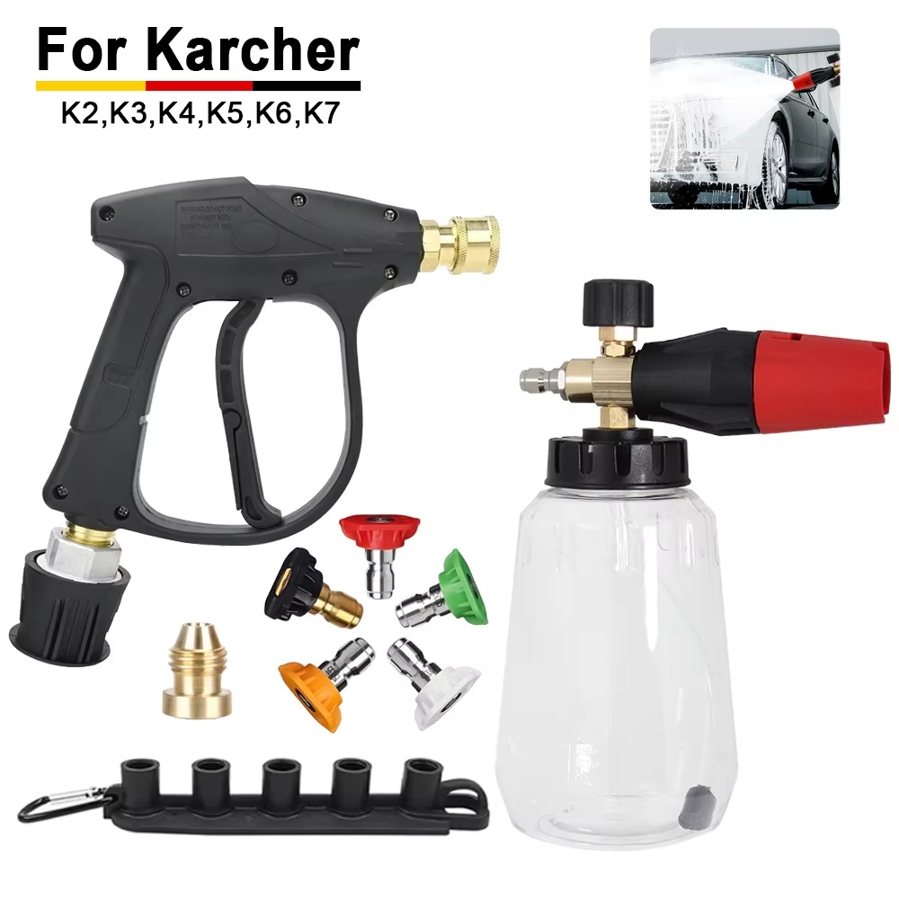 Pressure Washer Foam Gun - Kit Lancia Schiuma Neve Compatibile con