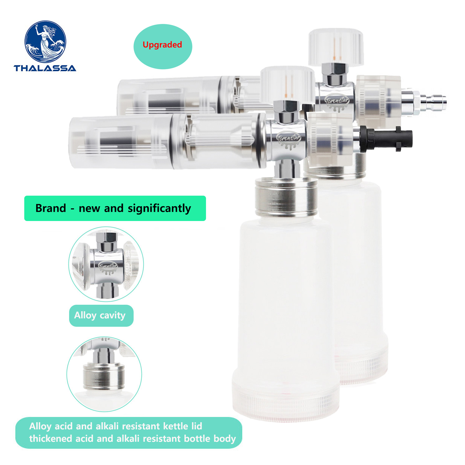 Pressure Washer Foam Gun - Pistola a schiuma regolabile da 100
