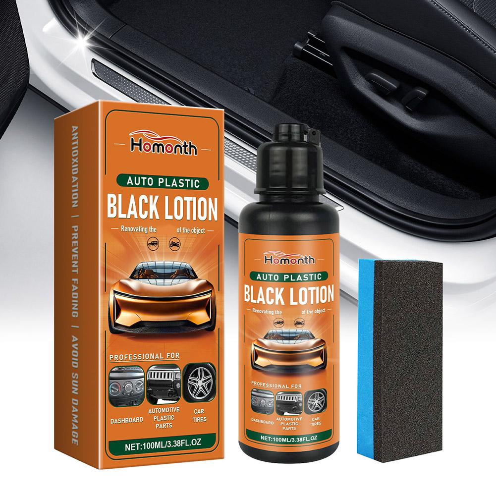 Trim Restorer Plastic - Lozione Nera Rinnovatrice per Plastica Auto,