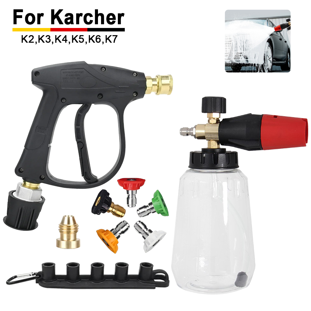 Pressure Washer Foam Gun - Kit lancia schiuma neve compatibile Karcher