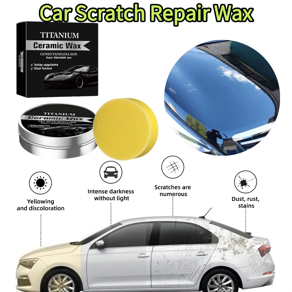 Car Wax Ceramic Coating - Crema Ceramica al Titanio 100g per