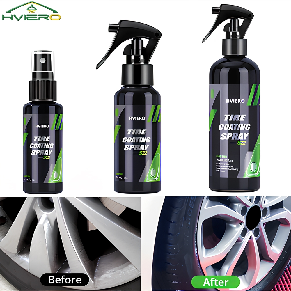 Tire Shine Spray Sealant - Gloss per pneumatici HVIERO S22 Spray