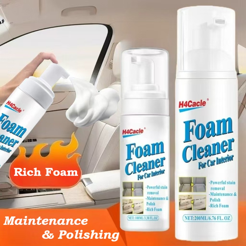 Trim Restorer Plastic - Detergente in schiuma multiuso Lavaggio interno