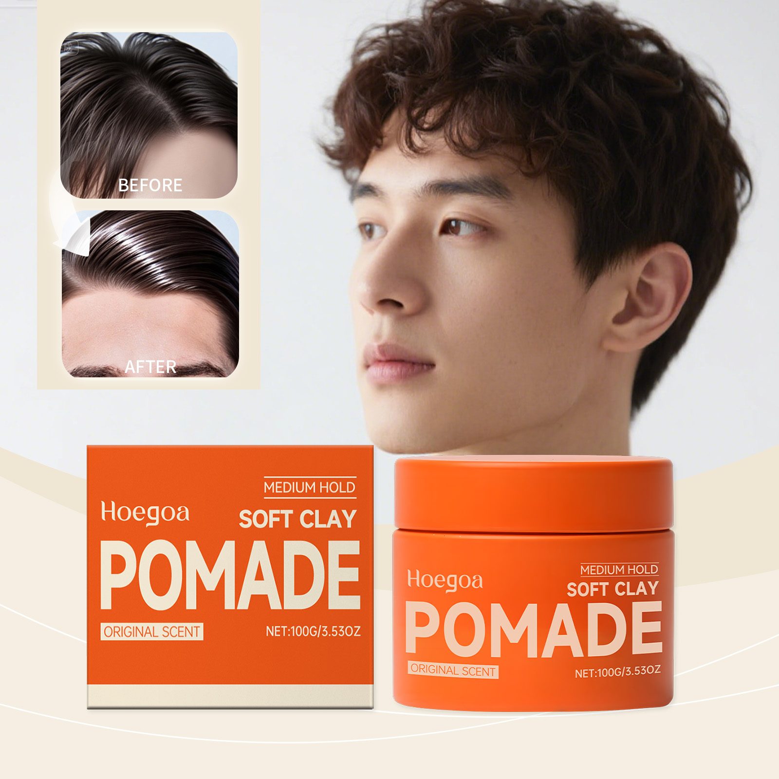 Clay Bar Lubricant - Cera per capelli originale Gel per