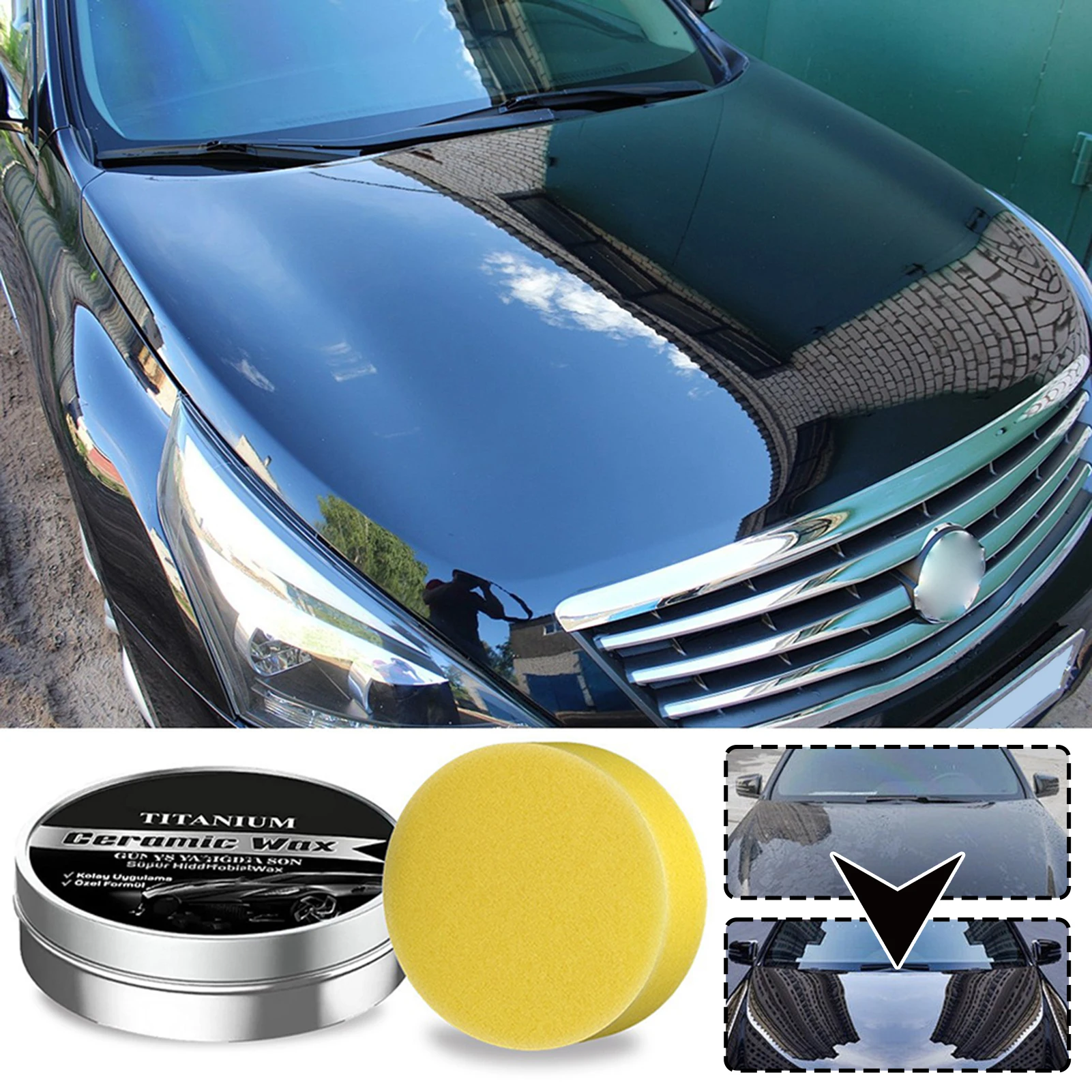 Car Wax Ceramic Coating - Cera lucidante per rivestimento auto Cera