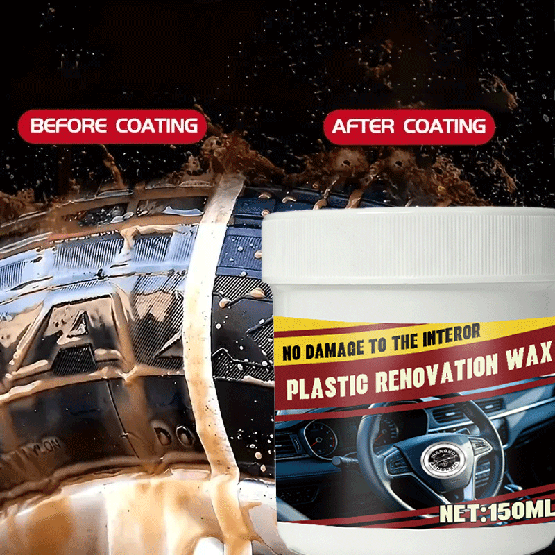 Trim Restorer Plastic - Cera Rinnovante per Plastica 150G, Crema