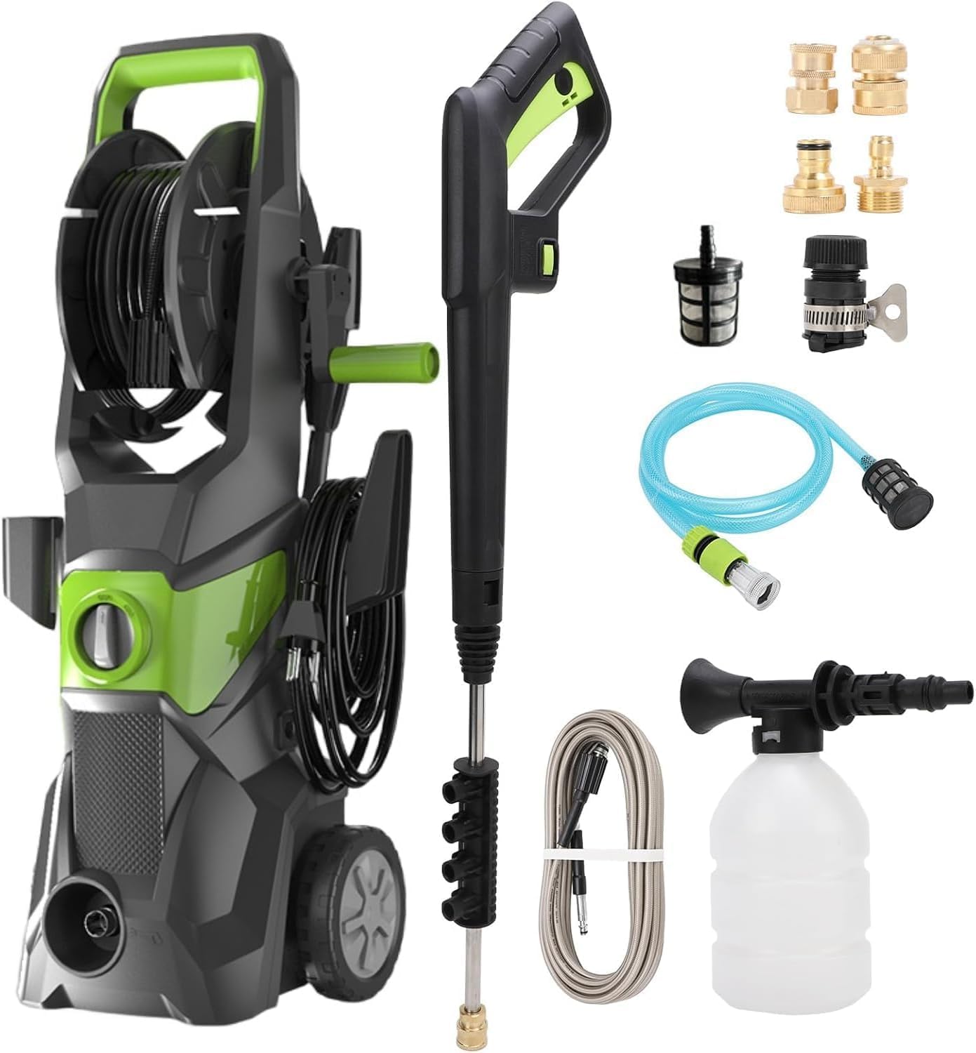 Pressure Washer Foam Gun - Idropulitrice elettrica 4000PSI, idropulitrice da 3000