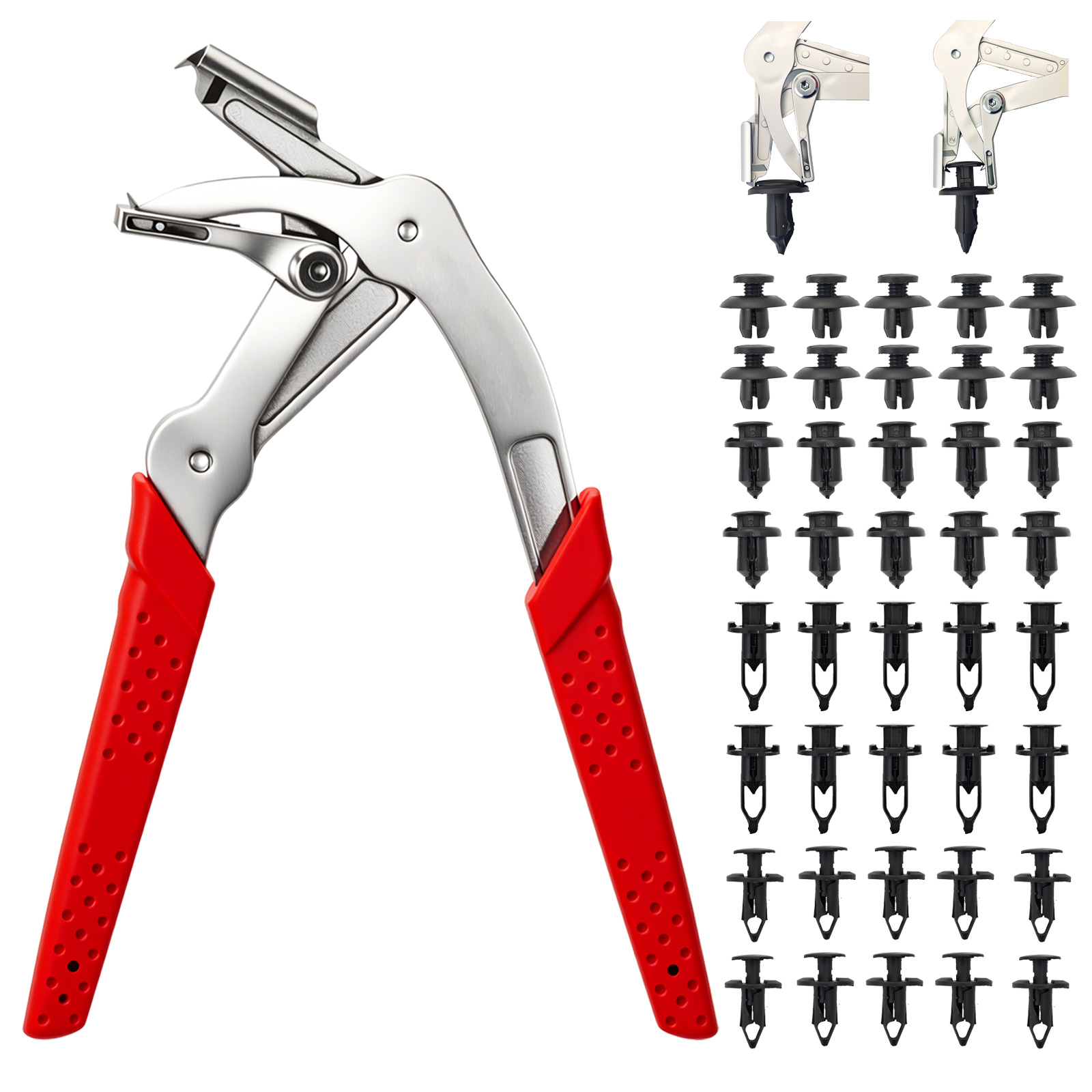 Trim Restorer Plastic - Pinze per clip auto con 40