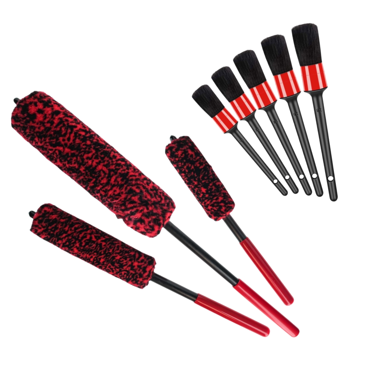 Interior Detailing Kit - Set di spazzole per dettagli ruote