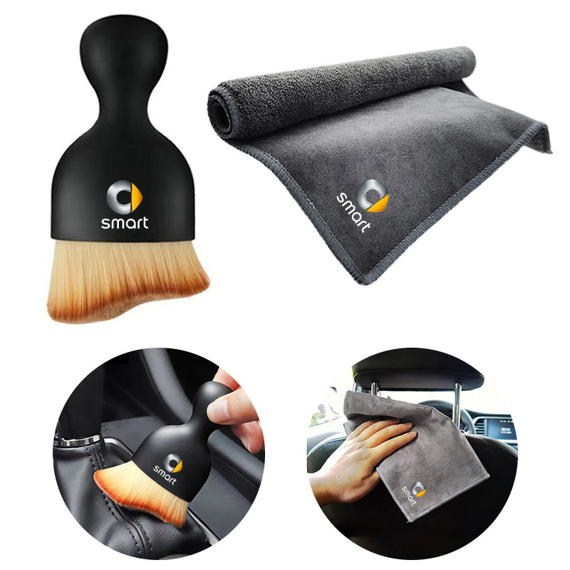 Microfiber Towel Detailing - Spazzola per Pulizia Auto e Panno