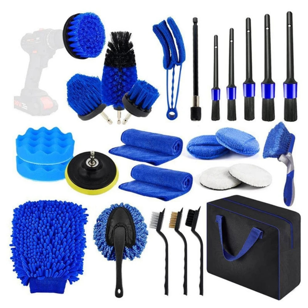 Dirt Brush Interior - Set di spazzole per lavaggio auto