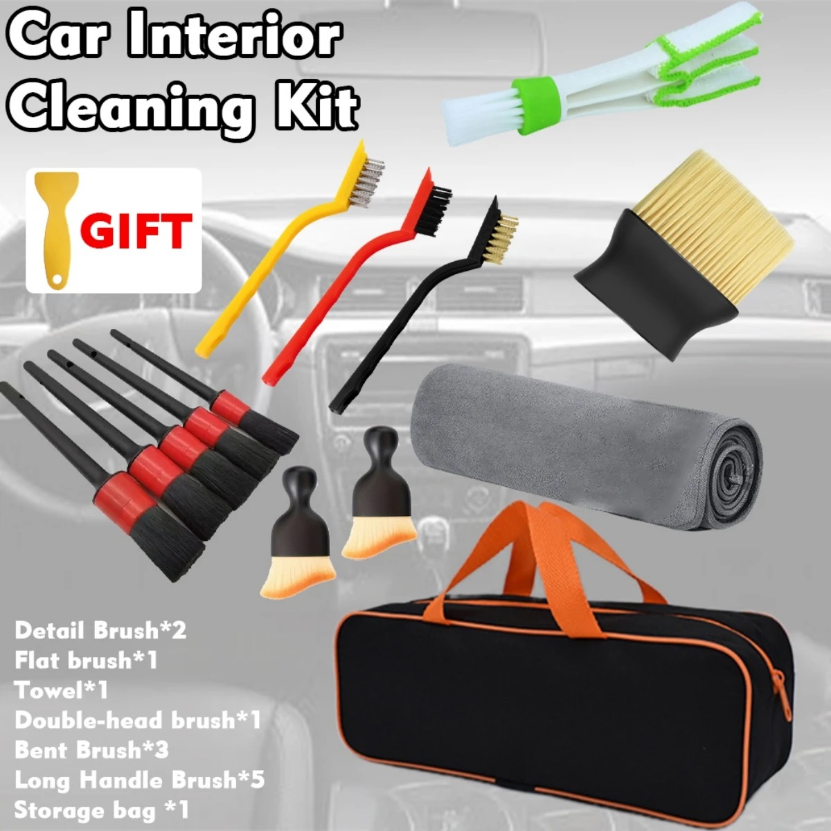 Kit di spazzole per la pulizia - Dirt Brush Interior recensione e prezzo