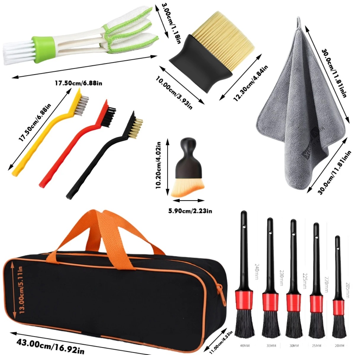 Kit di spazzole per la pulizia - Dirt Brush Interior recensione e prezzo