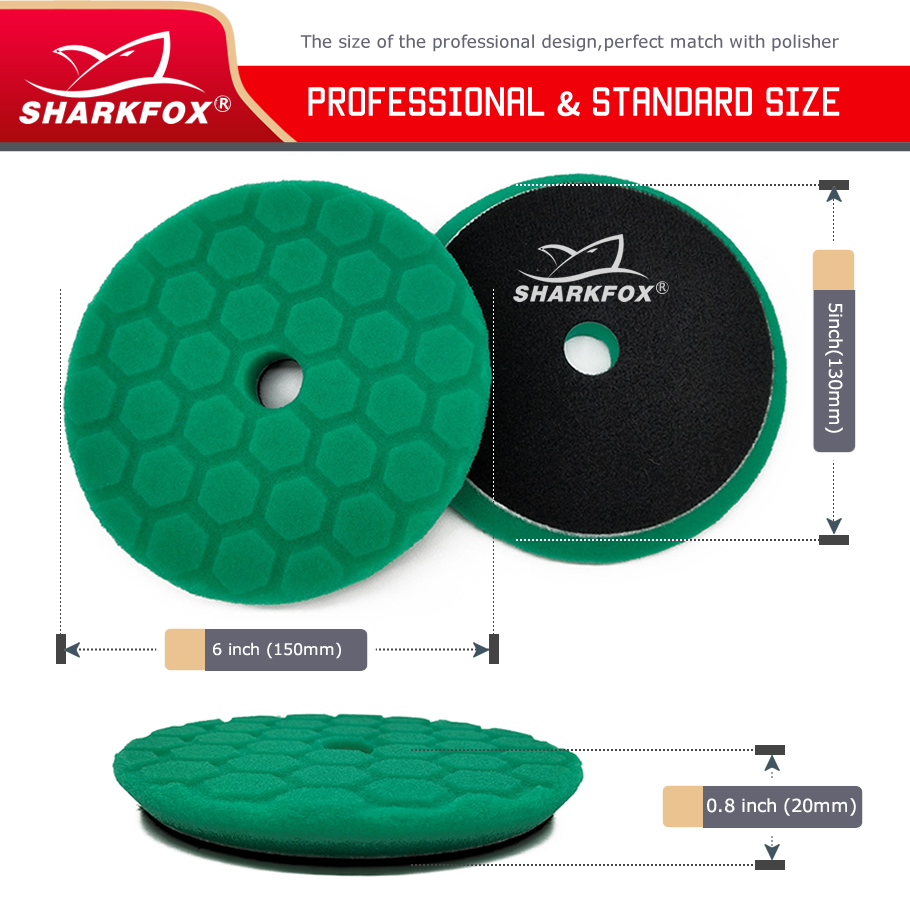 Sharkfox 5 pezzi/set 5 pollici - Polish Pad Set Buffer recensione e prezzo