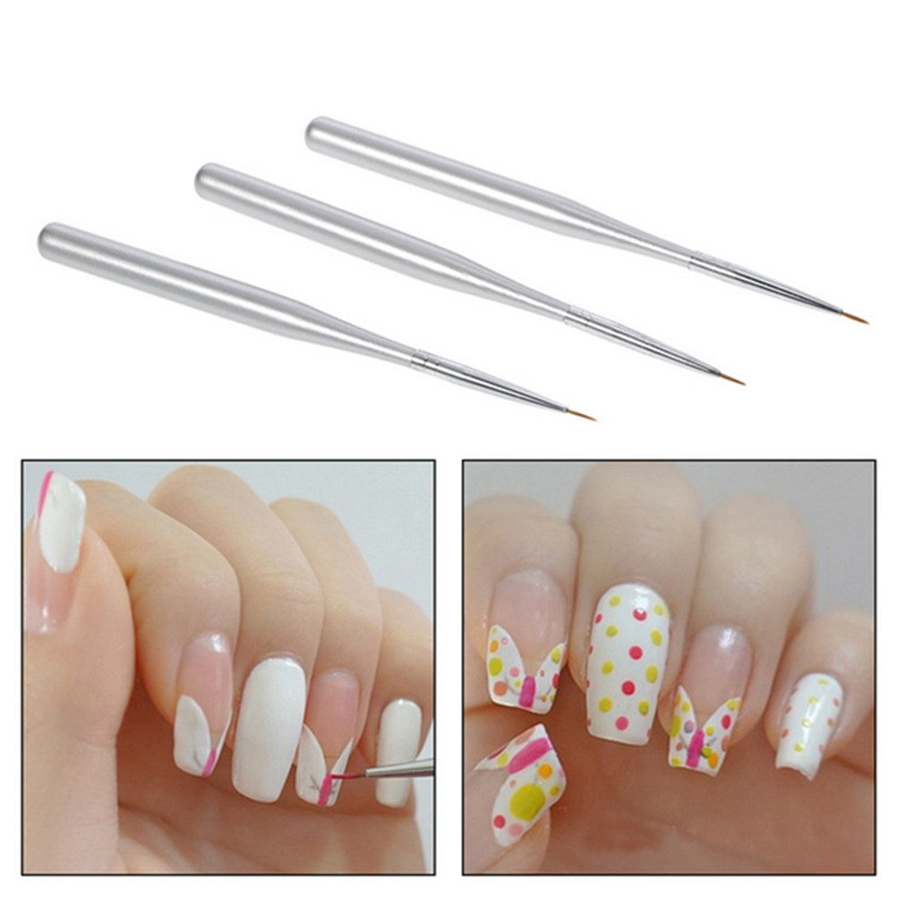 Set di 3 Pennelli per Nail Art - Detailing Brush Set recensione e prezzo