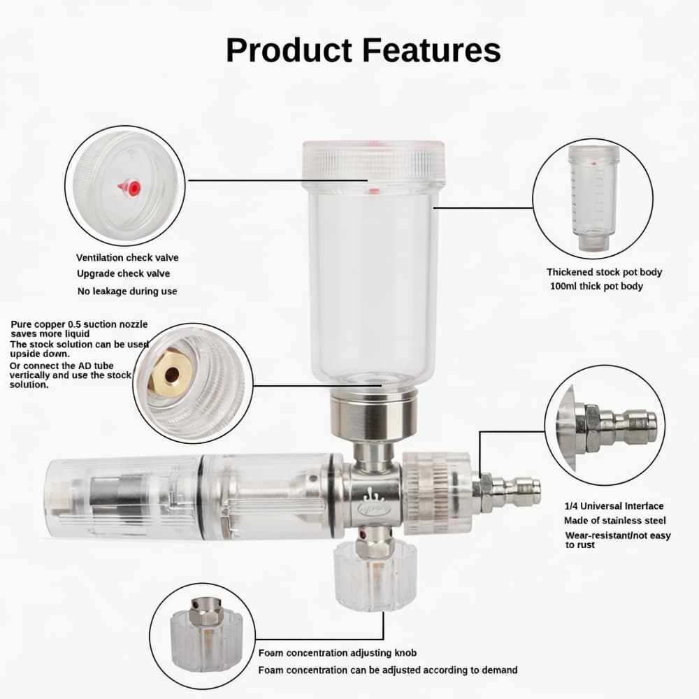 Pistola a schiuma regolabile d - Pressure Washer Foam Gun recensione e prezzo