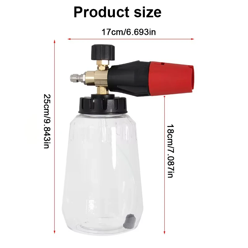 Cannone schiumogeno ad alta pr - Pressure Washer Foam Gun recensione e prezzo