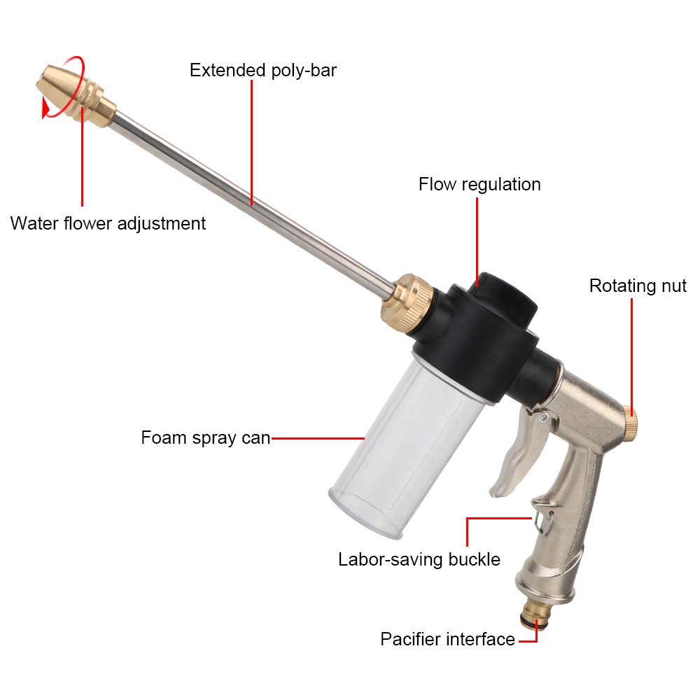 Lavatrice a schiuma lunga per  - Pressure Washer Foam Gun recensione e prezzo