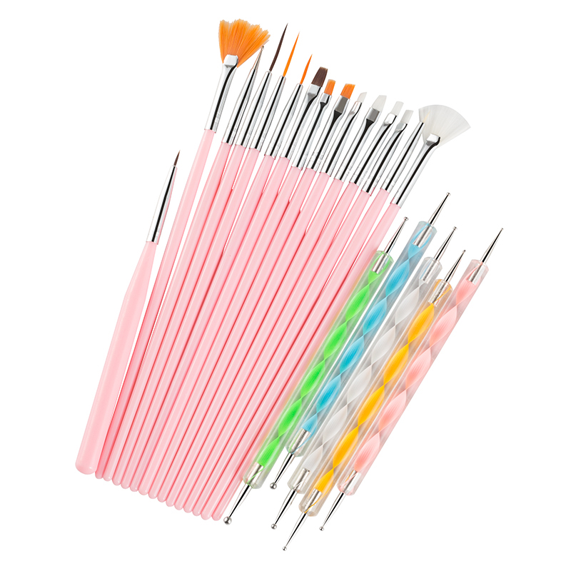 Kit di pennelli per nail art d - Detailing Brush Set recensione e prezzo