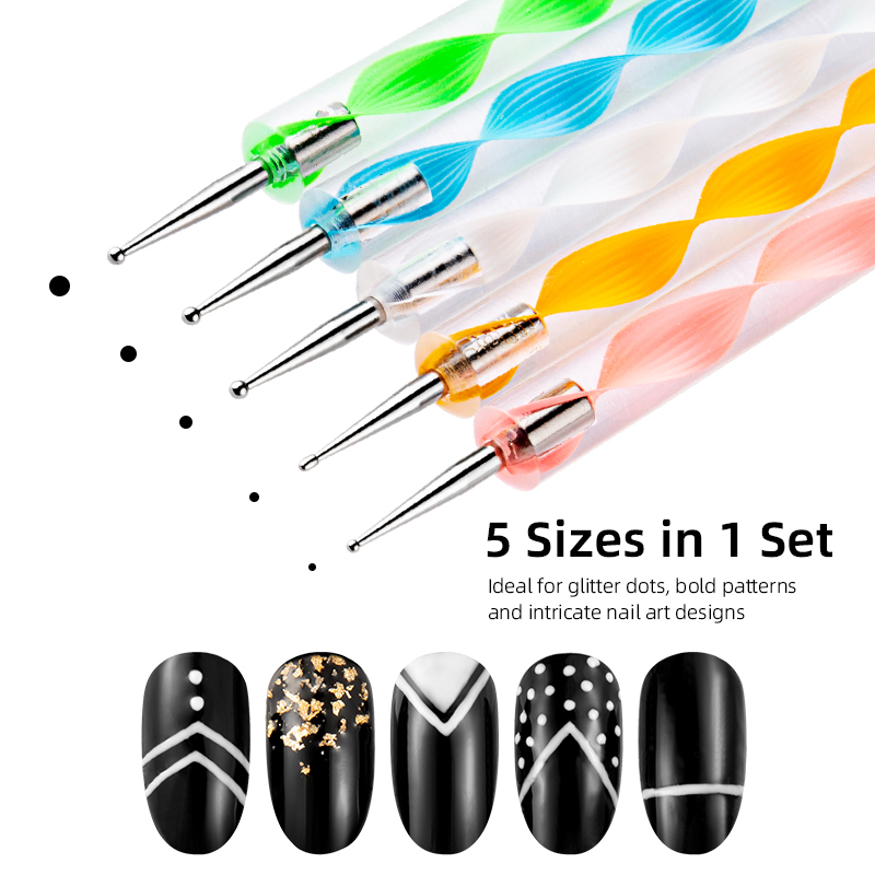 Kit di pennelli per nail art d - Detailing Brush Set recensione e prezzo
