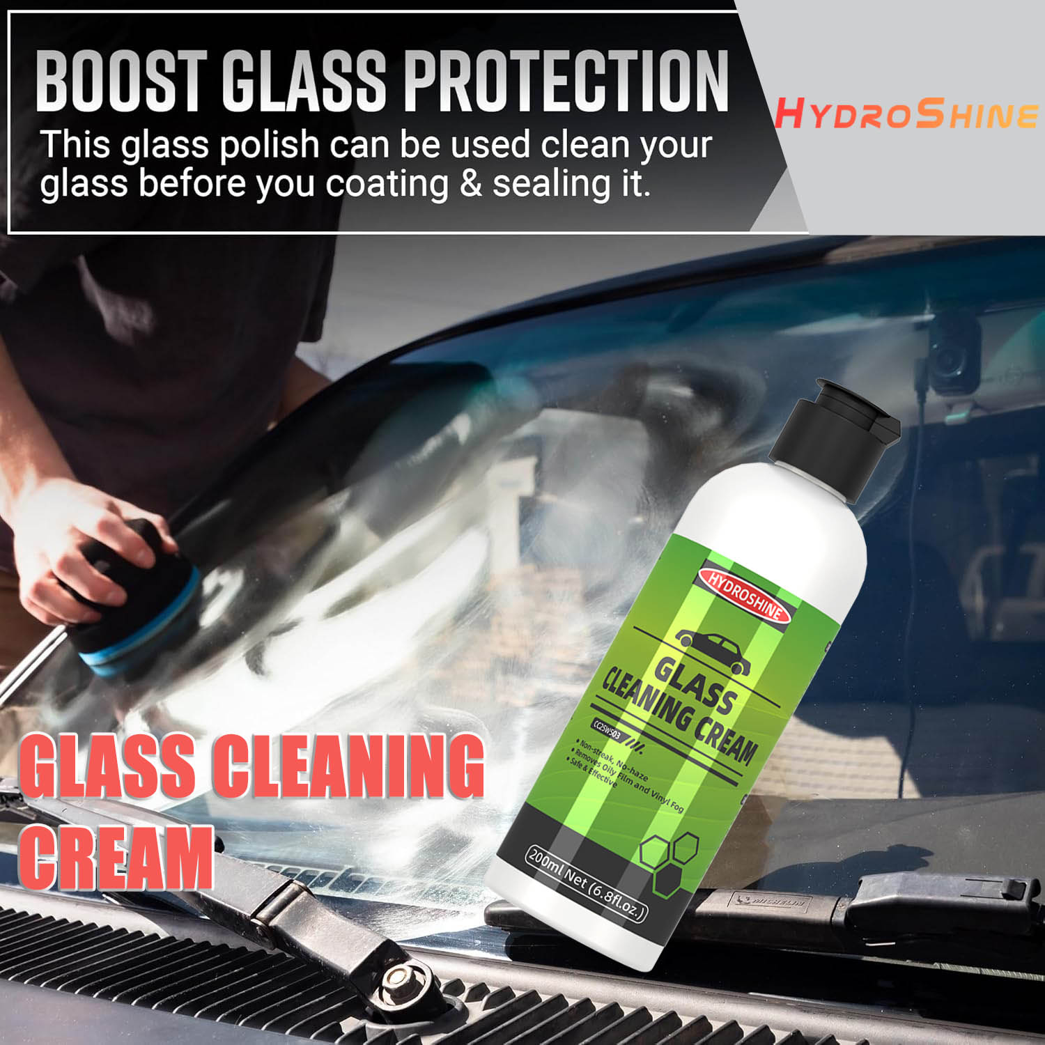 Hydroshine Crema per la rimozi - Glass Cleaner Streak recensione e prezzo