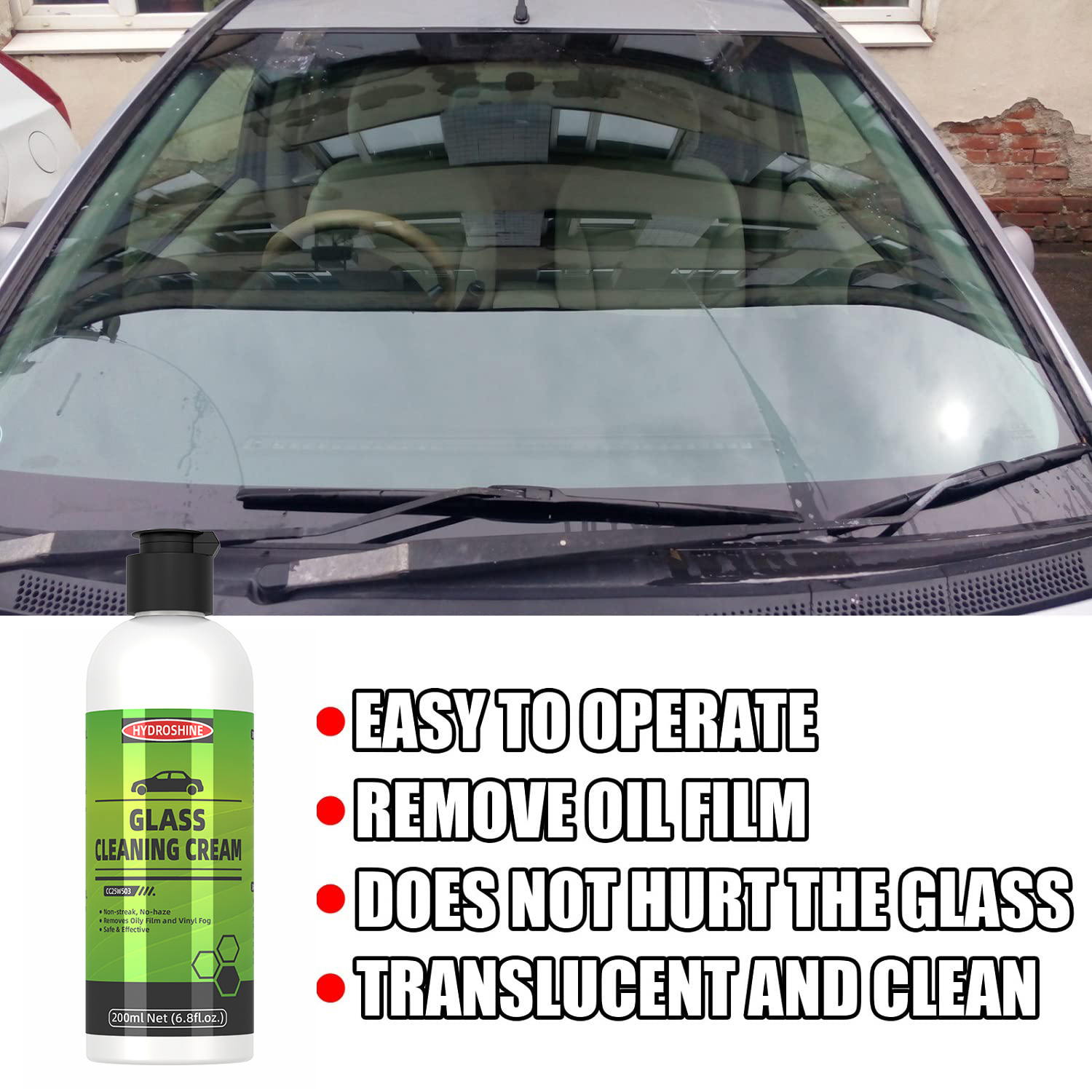 Hydroshine Crema per la rimozi - Glass Cleaner Streak recensione e prezzo