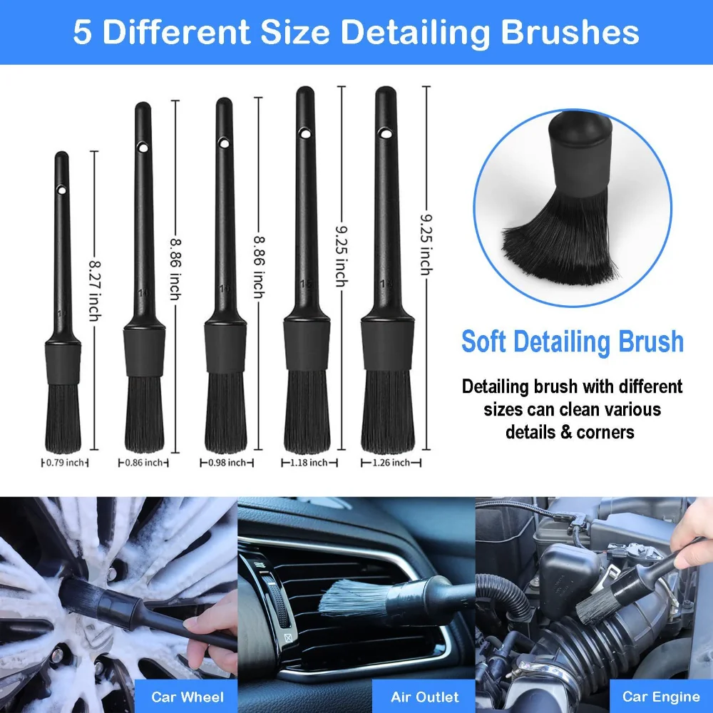 Set di spazzole per lavaggio a - Dirt Brush Interior recensione e prezzo
